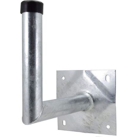 Support mural - Satix - Antenne satellite - Acier galvanisé - Distance 20 cm - Diamètre tube 48 mm (1/4)
