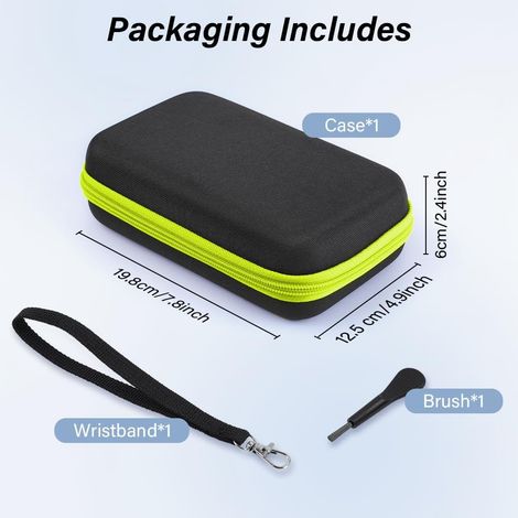 Étui JeiibrZui pour téléphones portables - Compatible avec les modèles QP2520, QP2620, QP2724, QP2824 et QP6550 - Étui de protection rigide en EVA et (1/5)
