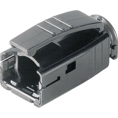 Manchon anti-pliure pour connecteur RJ45 STX Telegärtner 100022905 noir 1 pc(s)