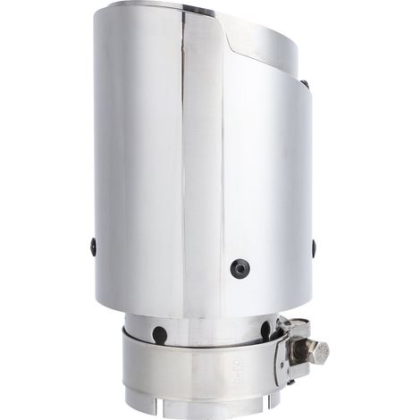 Embout de pot d'échappement universel en acier inoxydable, pièce de rechange 63-89-165 mm, argent brillant, AK Performance (1/5)