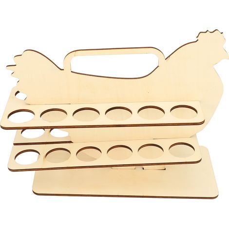 Eierhalter aus innovativem Kunstholz für 24 Eier, ideal für die Küchenarbeitsplatte (1/5)