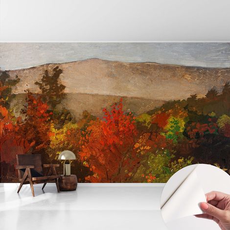 Tapete Selbstklebend - abwaschbar - trendige Wanddeko - elegant Fototapete Herbstpanorama 416x254 cm (1/5)