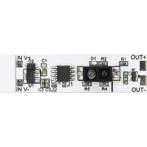 Infrarot-Reflexionssensor-Schaltmodul mit Handwischfunktion für LED-Schranklampen (DC 5–12 V) (1/4)