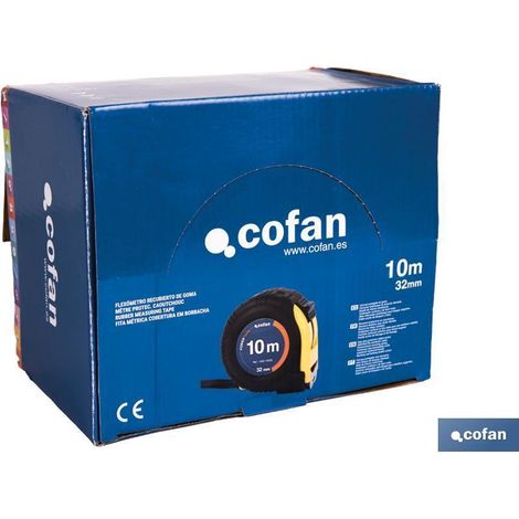 expositor de flexómetros con protección de goma 32 mm x 10 m 6 uds. (1/5)