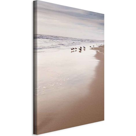 Dipinto - Spiaggia autunnale (1 parte) verticale (1/5)
