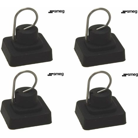 4 GOMMINI SMEG GRIGLIE PIANO COTTURA PARACOLPI NO GRAFFI 694010259 (1/2)