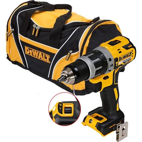 Dewalt DCD796N 18v XR Brushless Compact Combi Hammer Drill Bare + Bag (1/4)