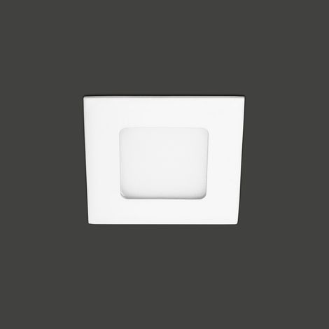 Vivida - WINTER pannello incasso led grigio 75mm 3000K (Luce Calda) 3W