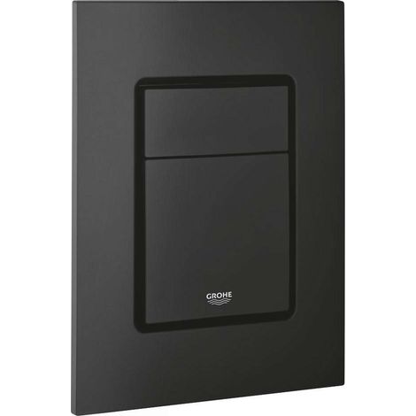 Grohe Skate Cosmopolitan S - Placca di comando per WC, nero fantasma 37535KF0 (1/3)