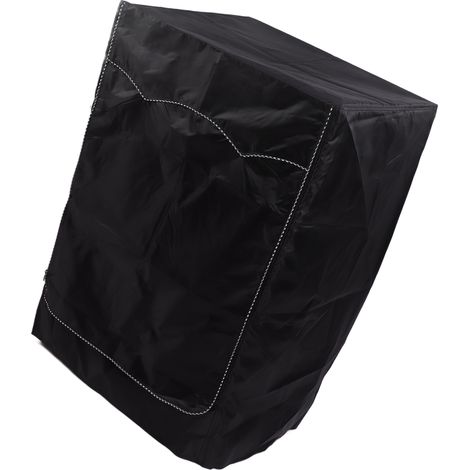 Eosnow Waschmaschinen-Abdeckung, Waschmaschinen-Trockner-Anzug, für die meisten Frontlader, wasserdicht, Sonnenschutz, staubdicht, Allwetterschutz, Schwarz, 63 x 68 x 100 cm (1/5)