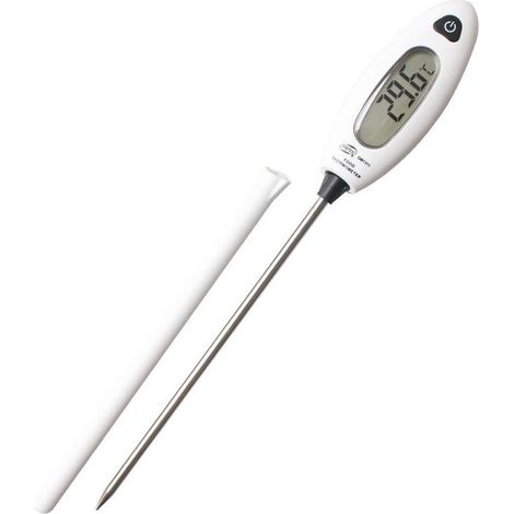 Küchenthermometer – Geschenk für Männer und Frauen – Praktisches Weihnachtsgeschenk – Digitales Kochthermometer mit Sonde – Sofort ablesbares Lebensmittelthermometer für Fleisch, Marmelade, Gebäck, Zu