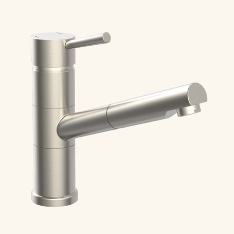 Robinet douchette Schütte UNICORN bec droit inox (1/5)