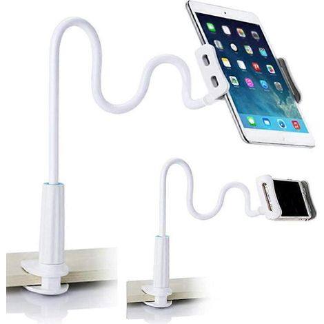 Support de tablette Schwanenhals, porte-tablette : bras flexible et réglable pour lit