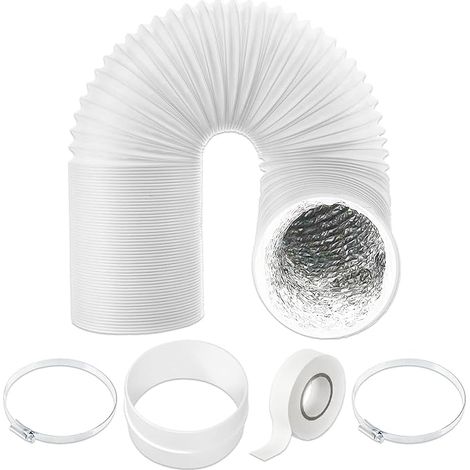 Spares2go Kit de rallonge de tuyau de hotte 3 m x 12,7 cm (1/5)