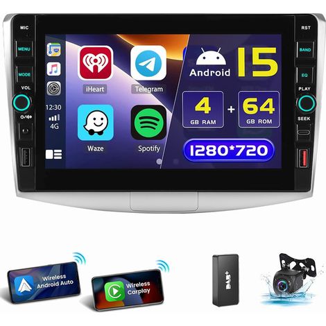 Pour VW Passat B7 2010-2015 10.1" Autoradio Apply CarPlay Android 15 USB Tyoe-C GPS Bluetooth 2+32G DAB CAM (1/5)