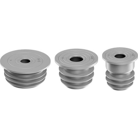 Joint de tuyau de vidange en silicone pour machine à laver, anti-odeur, joint d'étanchéité déodorant, bouchon de tuyau d'évacuation en caoutchouc souple pour évier serpillère seau (L) (1/5)