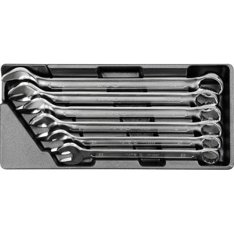 Inserto para cajón con llaves fijas de 22-32 mm, 6 piezas - YT-5532 (1/2)