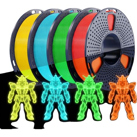 Filament d'imprimante 3D, matériau PLA, bobines de 250g, Léger 250g x 4 (1/2)