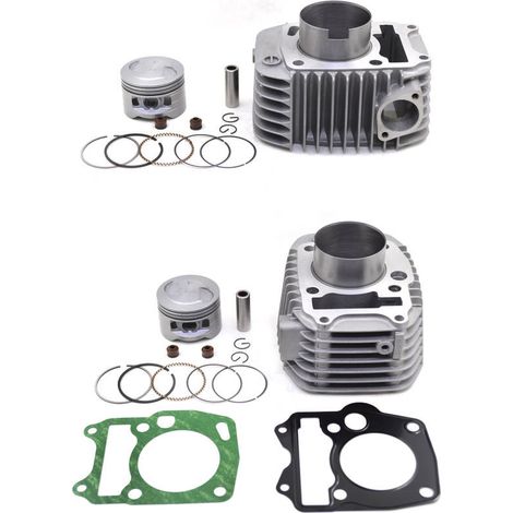 Pièces de cylindre pour motos d'Asie du Sud-Est, kit cylindre WAVE125, ensemble piston 52,4 mm pour motos de 125 ch. (1/4)