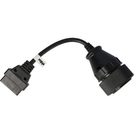 vhbw OBD2 Adapter OBD1 37Pin to OBD2 16Pin compatible with MAN LKW - 20 cm (1/4)