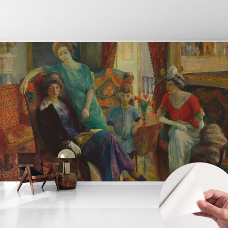 Fotomurale adesivo stickers - murali decorativo - soggiorno moderno - effetto realistico - Eleganza classica 416x254 cm (1/5)