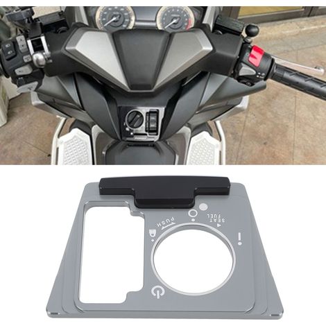Cache de verrouillage d'allumage en alliage d'aluminium pour moto, cache de protection, cache décoratif adapté à Honda Forza 350 NSS350 2018-2022 titane.