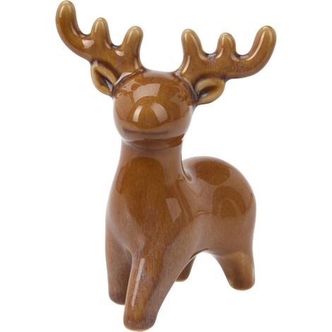 Weihnachtsfigur Rentier, 14 cm