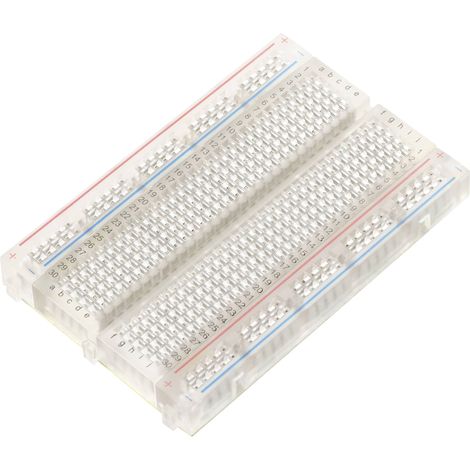 TRU COMPONENTS Platine enfichable autocollant transparent Nbr total de pôles 400 (L x l) 82.5 mm x 5 (1/2)