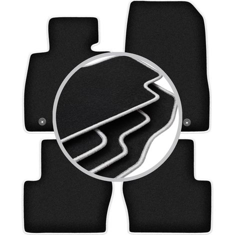 Alfombrillas Carlux plateadas para: Mazda 2 IV hatchback (2014-) (1/5)
