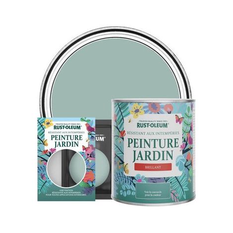 Peinture Jardin, Finition Brillante - Bleu littoral (1/3)