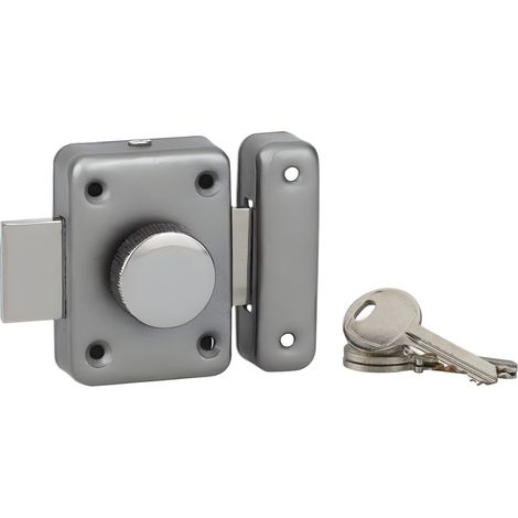 THIRARD - Verrou à bouton Alouette pour porte intérieure, 50mm, acier, chromé brillant - THIRARD (1/2)