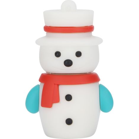 Clé USB 128GB en Forme de Bonhomme de Neige, Haute Vitesse, Plug & Play, Portable pour Bureau, Maison et Voyage (1/5)