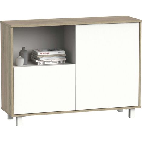 MUEBLES PITARCH Aparador Tibet Roble Cambrian/Blanco - ref: 6154-AP (1/5)