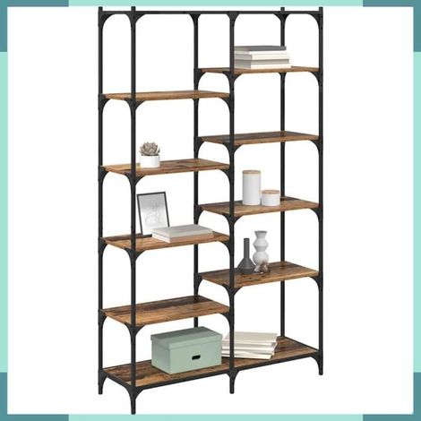 Étagère - 881890 - Bois d'ingénierie - 9 étagères - 100 x 32 x 170 cm (1/5)