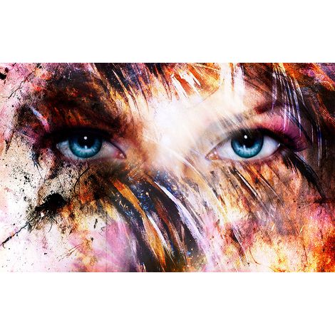 Affiche moderne transformation chat garou, 60x40cm - made in France Affiche seule (1/5)