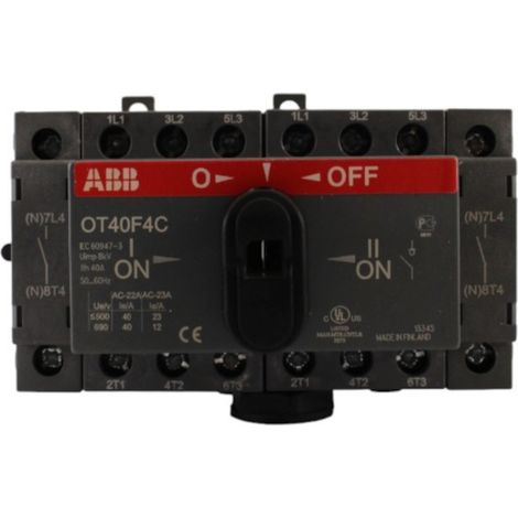 ABB OT40F4C Componente Elettronico, White, Estándar (1/3)