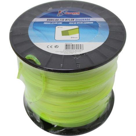 Kawapower Hilo de nylon cuadrado 4 mm 87 m (1/2)