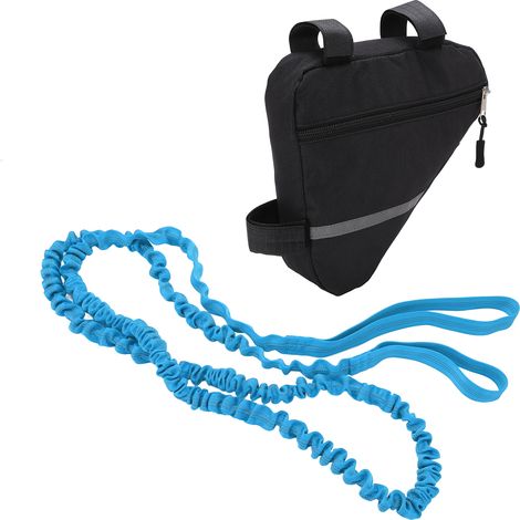 Corde de remorquage pour vélo Bungee Sangle de traction VTT Remorque familiale extérieure Bleu Kit d'attelage (1/5)