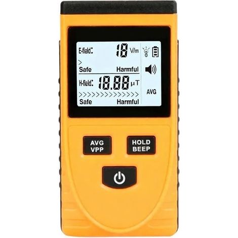 Comprobador digital radiación electromagnética GM3120 pantalla LCD, detecta radiación electrodomésticos oficina, mide teléfonos móviles y ordenadores (1/5)