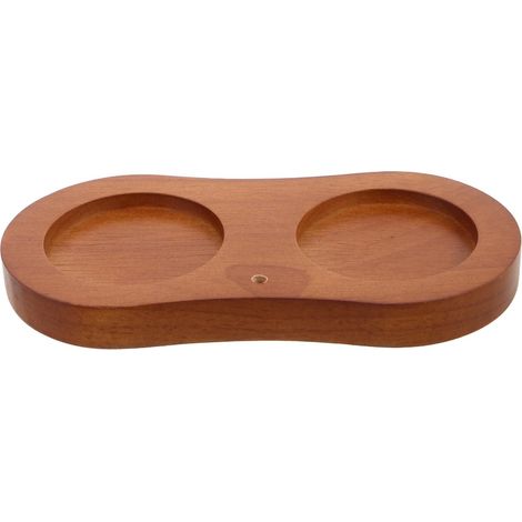 Support en Bois pour Moulin à Poivre et Sel 2 Fentes, Socle 8 Bac (1/5)
