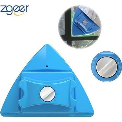 Double latérale magnétique nettoyant pour vitres, réglable magnétique double vitrage Wiper Glider lave-linge équipement de (1/4)
