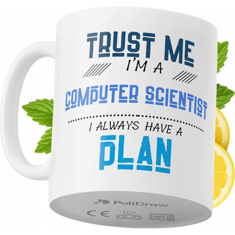 Lustige Tasse für Informatiker – Kaffee- oder Teetasse mit witzigem Textdesign – ideal für Geburtstage, Namenstage, Feiertage und besondere Anlässe. Hochwertige Tasse für Homeoffice, Büro und Arbeit. (1/5)