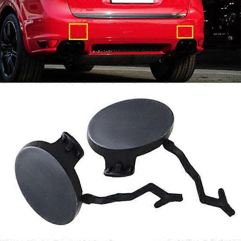 Cache-crochet de remorquage latéral gauche et droit pour pare-chocs arrière (2 pièces) pour Porsche Cayenne 2011-2014 (1/5)