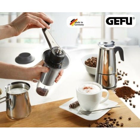 macinacaffè 22,6 cm acciaio inox/nero - 16330 - Gefu (1/5)