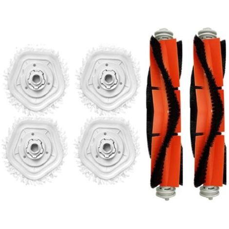 FENOPLASTICA6PièCes SéRies PièCes de Rechange pour Dreame Bot W10/W10 Pro Robot Aspirateur Chiffons de Vadrouille Amovibles Vadrouille Stents (1/4)