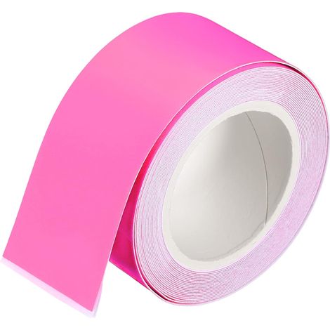 Ruban adhésif lumineux foncé Sourcing Map 9,8 pi x 1 po, rose, pour la décoration nocturne. (1/5)