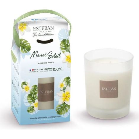 Esteban - Bougie Monoï Soleil 180g (1/2)