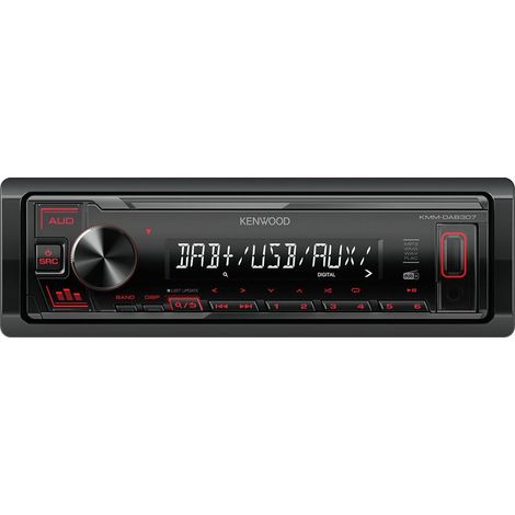 Kenwood KMM-DAB307AO Auto Media-Receiver Schwarz 200 W
