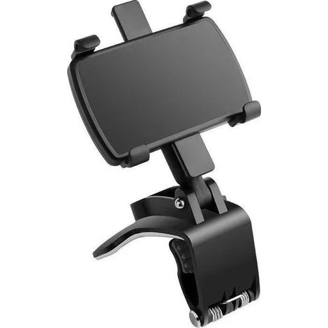 360° drehbare Kfz-Handyhalterung, Armaturenbretthalterung für GPS-Geräte und Smartphones von 3,5 bis 7 Zoll – Schwarz (1/3)