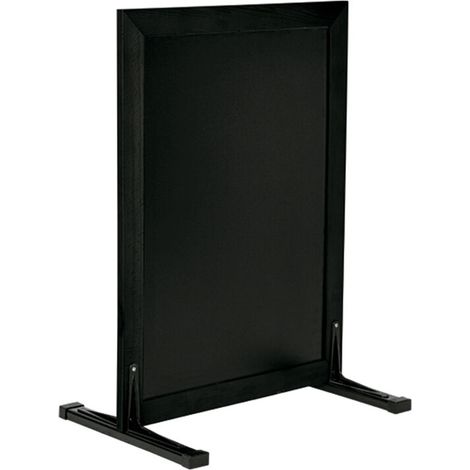 Panneau de trottoir WOODY PAVEMENT STAND, 56x75, entourage noir